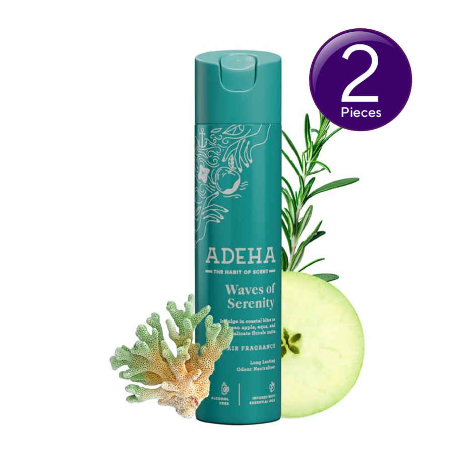 Adeha Waves Of Serenity Room Freshener Spray Combo - Buy at ₹198 Online ...