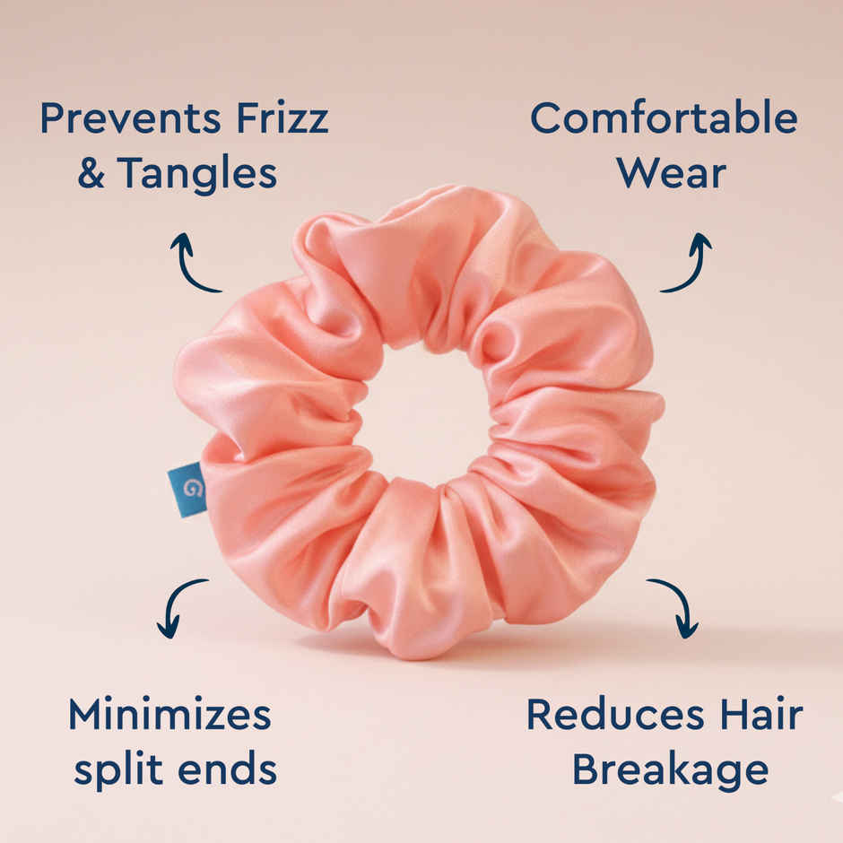 Gubb Satin Scrunchie Rose Gold