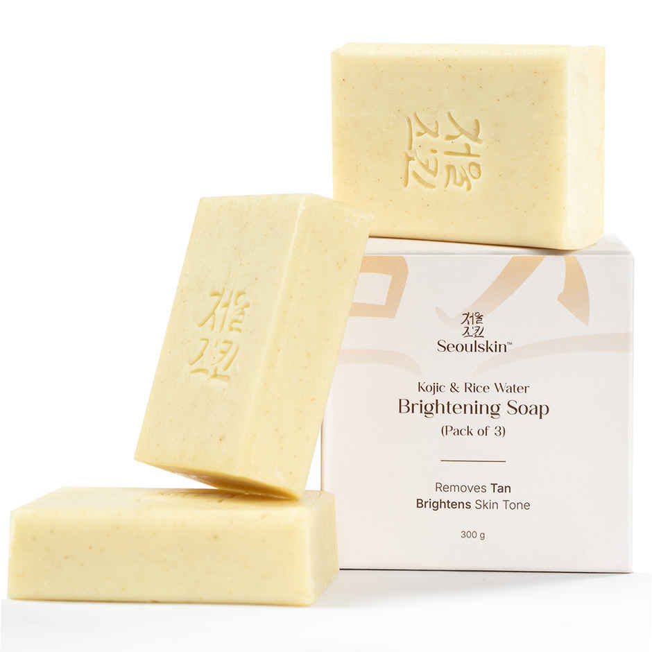 Seoulskin Kojic Acid & Rice Water Brightening Soap | Dark Spots & Tan Removal