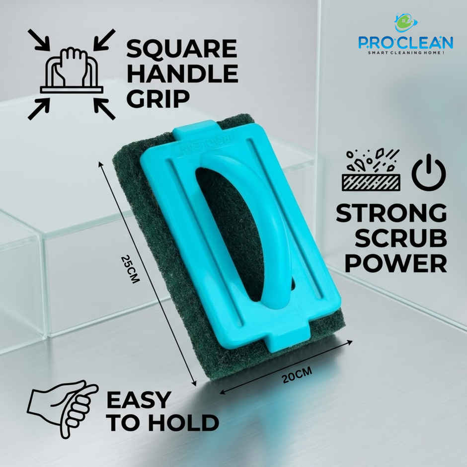 Proclean Scrubber Pad With Handle - Square