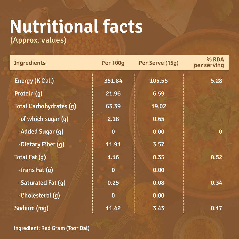 Farmart Pantry Toor Dal/Arhar Dal