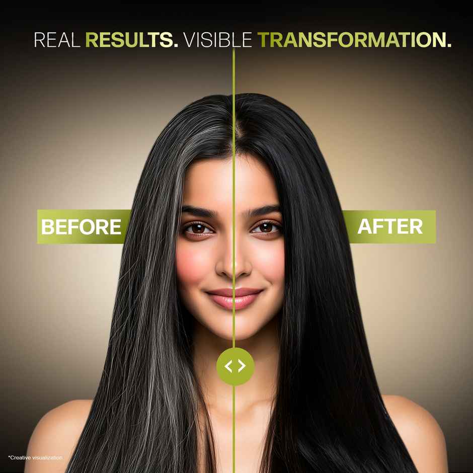 Indica Easy Do-It-Yourself 10 Minutes Hair Color Shampoo Natural Black