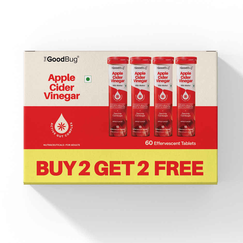 The Good Bug Apple Cider Vinegar Effervescent | For Weight Management & Digestive Support