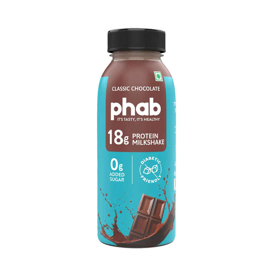 Phab Classic Chocolate 18g Protein Milkshake