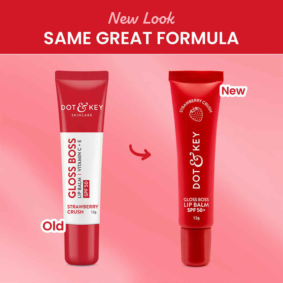 Dot & Key Gloss Boss Lip Balm SPF 50+ | Strawberry Crush
