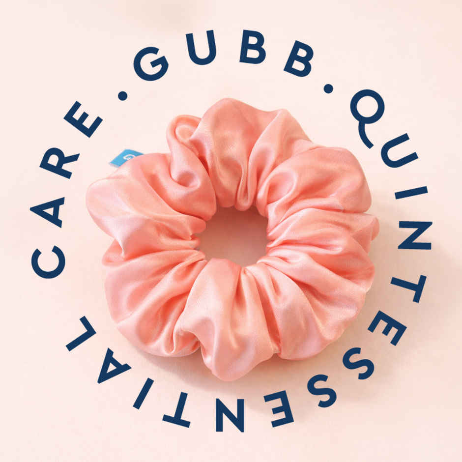 Gubb Satin Scrunchie Rose Gold