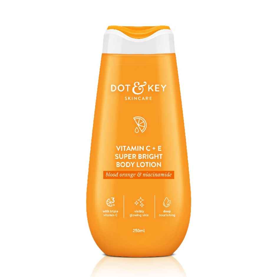 Dot & Key Vitamin C + E Super Bright Body Lotion for Deep Nourishing & Visibly Glowing Skin