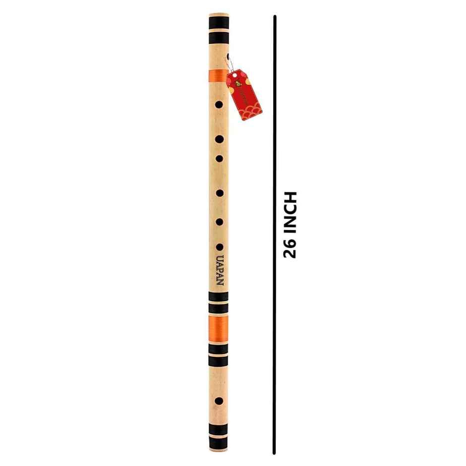 Uapan G Scale Bamboo Bansuri Flutes Bansuri Right Handed Middle 26 Inch