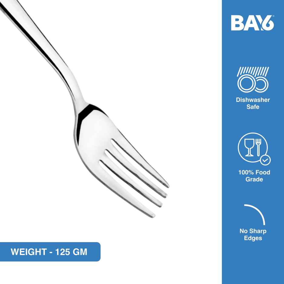 BAY6 Silverline Steel Dessert Fork (6pc)