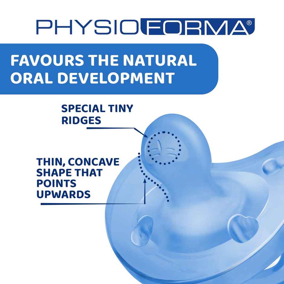 Chicco Soother Physio - Soft Blue | 6-16m
