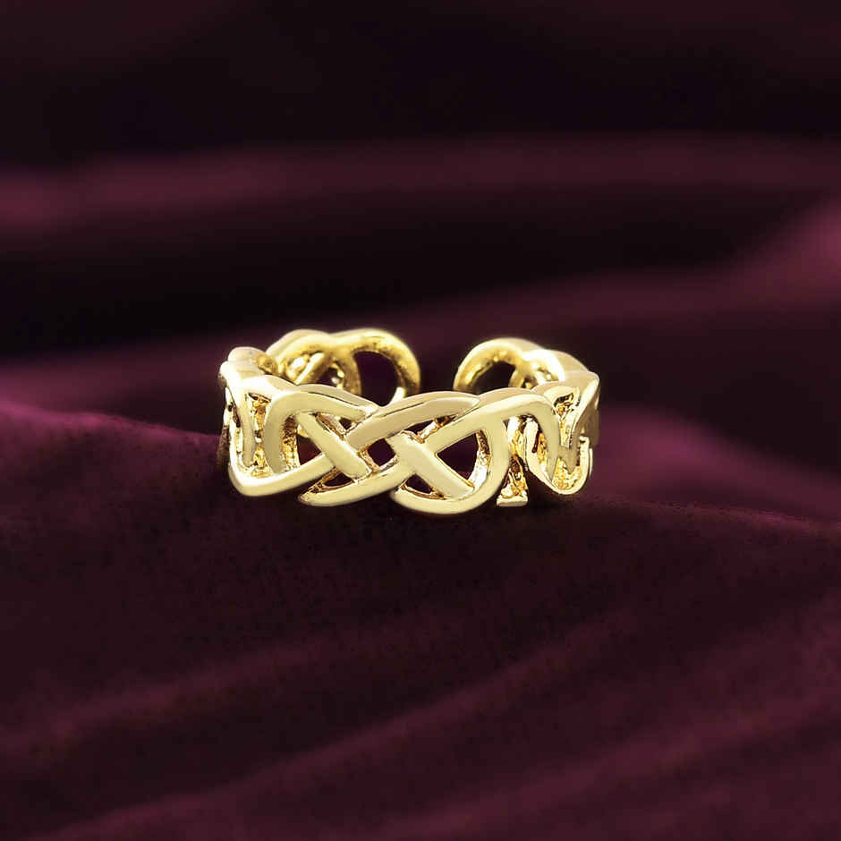 Voylla Valentine's Day Infinity Knot Of Love Ring