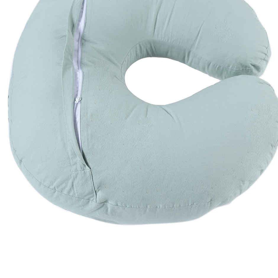Haus & Kinder Cotton Breastfeeding Pillow | Removable Cover | Newborn Babies 0-12 Months | Woodland