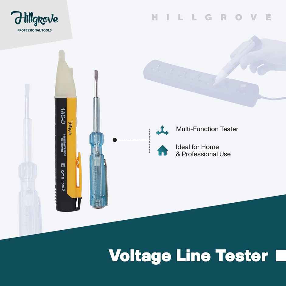 Hillgrove Hzp157M1 Electrical Pocket Pen Non Contact Voltage Detector/Tester