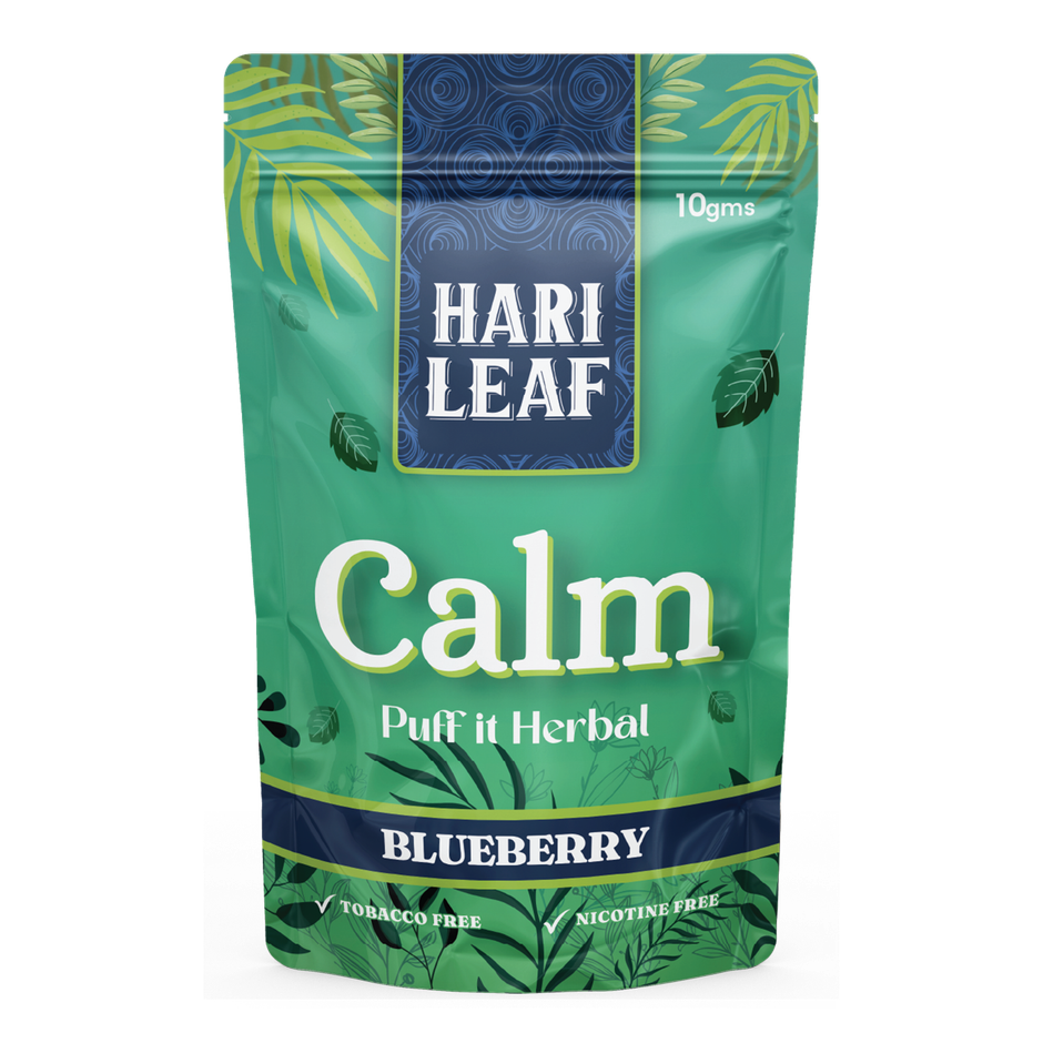 Bongchie Hari Leaf Calm | Blueberry Non-Tobacco Smoking Mix
