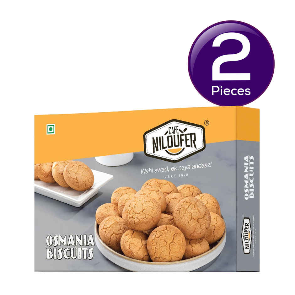 Cafe Niloufer Osmania Butter Flavoured Biscuits | Cholesterol-free Combo