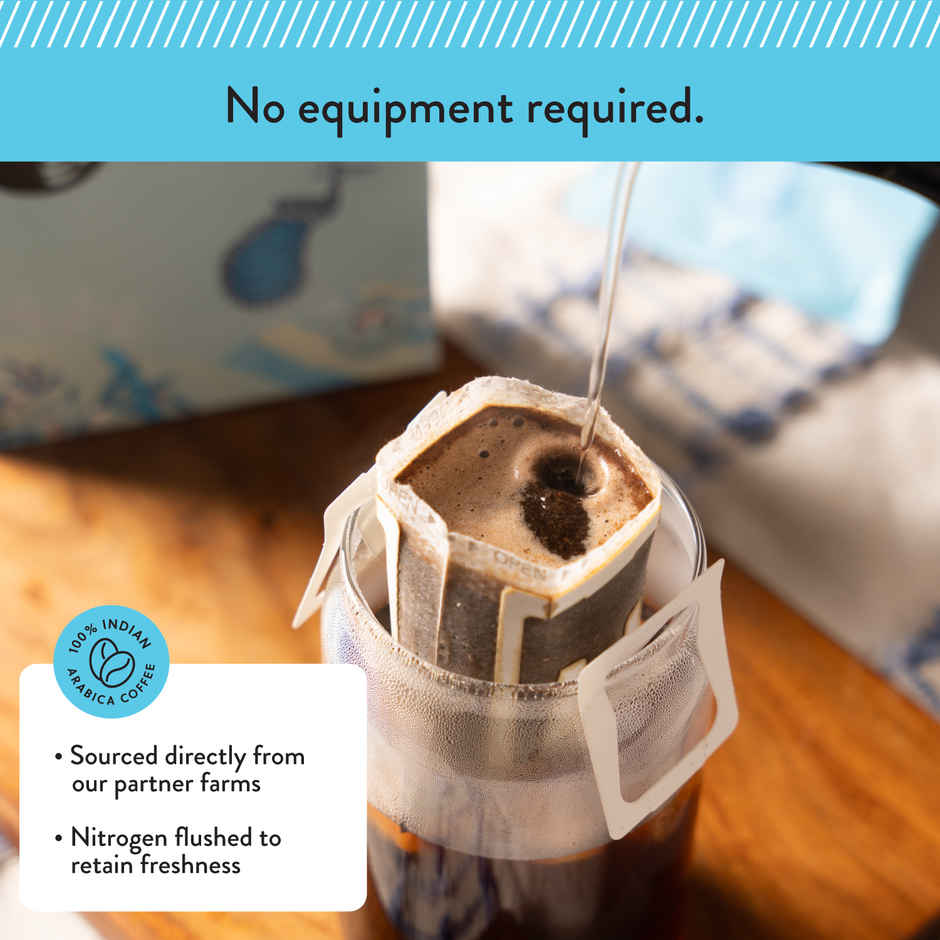 Blue Tokai Easy Pour Light Ground Coffee Combo