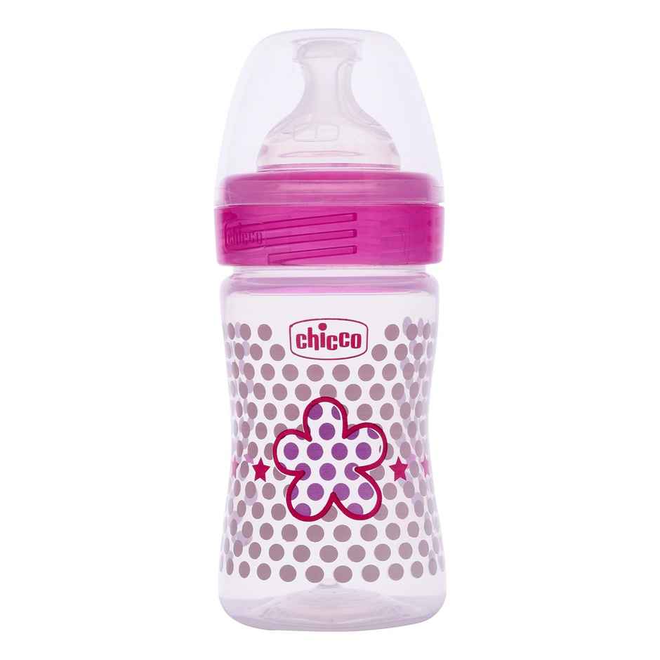 Chicco Feeding Bottle Wb Sil Physio Pink