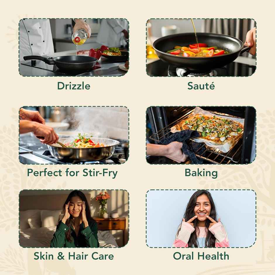 Anveshan Coconut Wood Cold Pressed Oil (Nariyal Oil)