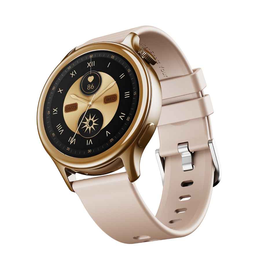 boAt Enigma Daze Smartwatch with 1.3" HD Display| SOS with Live Location Sharing (Cherry Blossom)