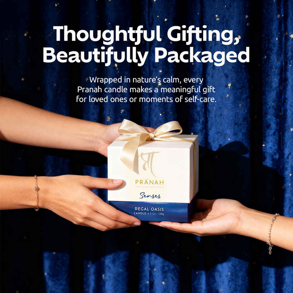 Pranah Senses | Regal Oasis | Scented Candle