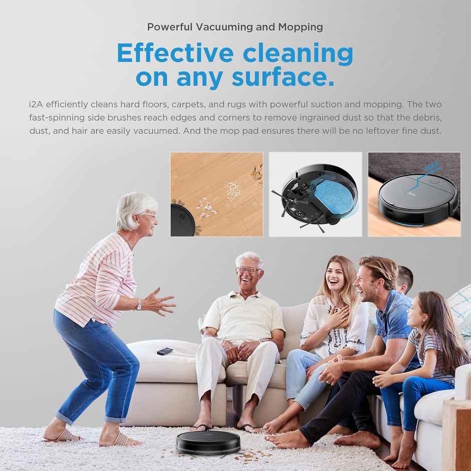 Midea I2a Robotic Vacuum Cleaner- Black