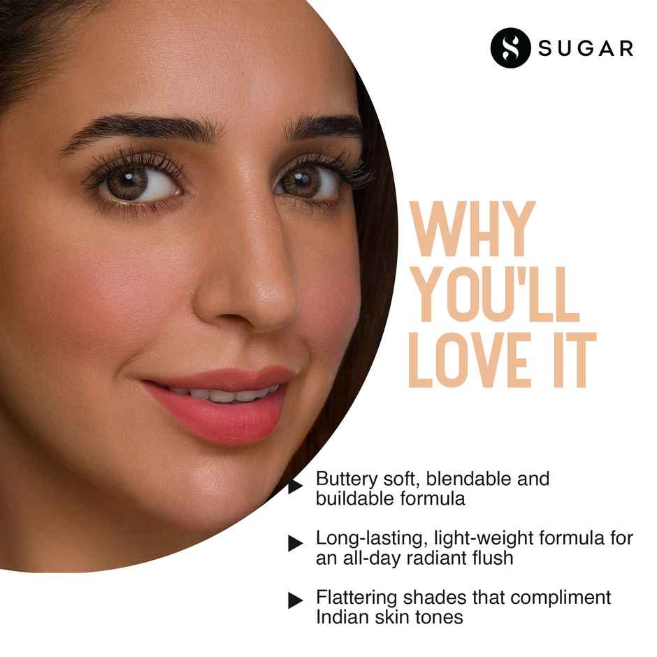 SUGAR Cosmetics Contour De Force Mini Blush - 03 Mauve Marvel