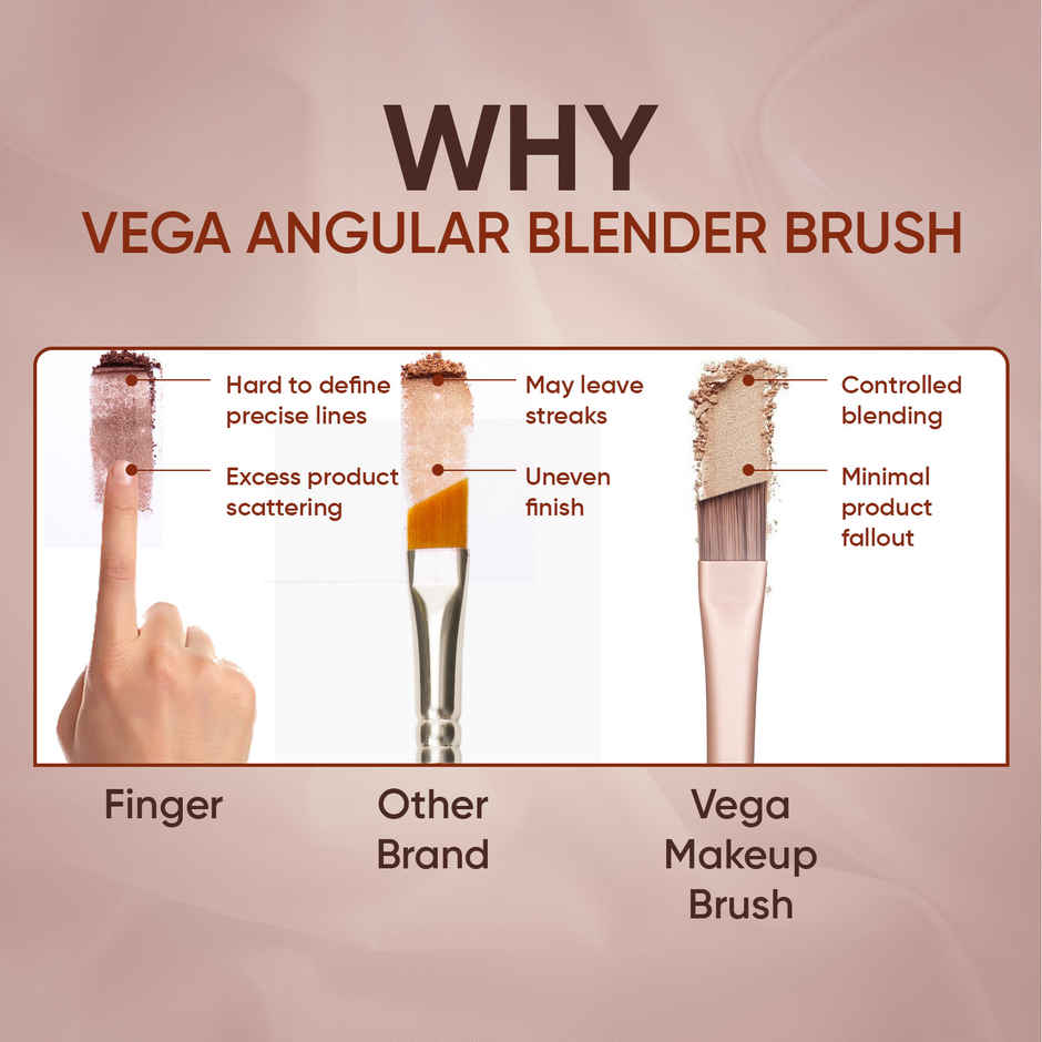 VEGA Eye Shadow Blending Brush with Soft Bristles | MBN-02 | M