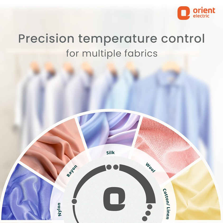 Orient Electric Fabrismooth 1000W Dry iron (Press)
