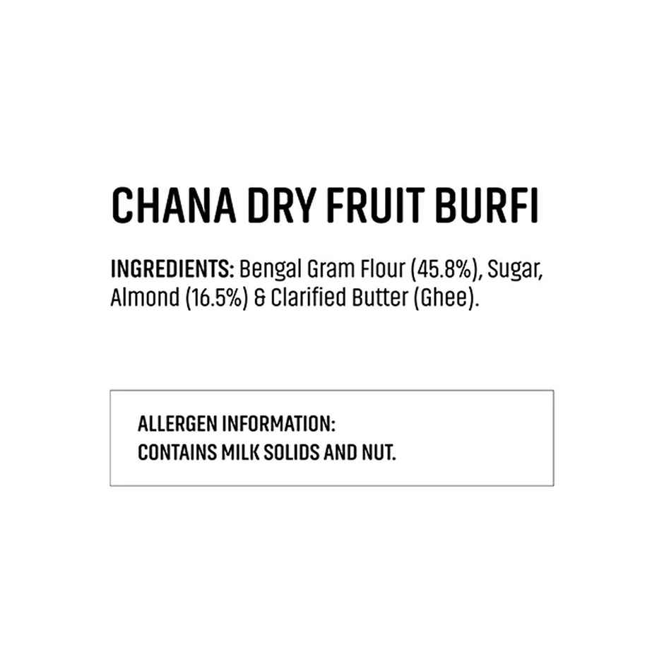 Desi Ghee Chana Dry Fruit Burfi by Haldiram's