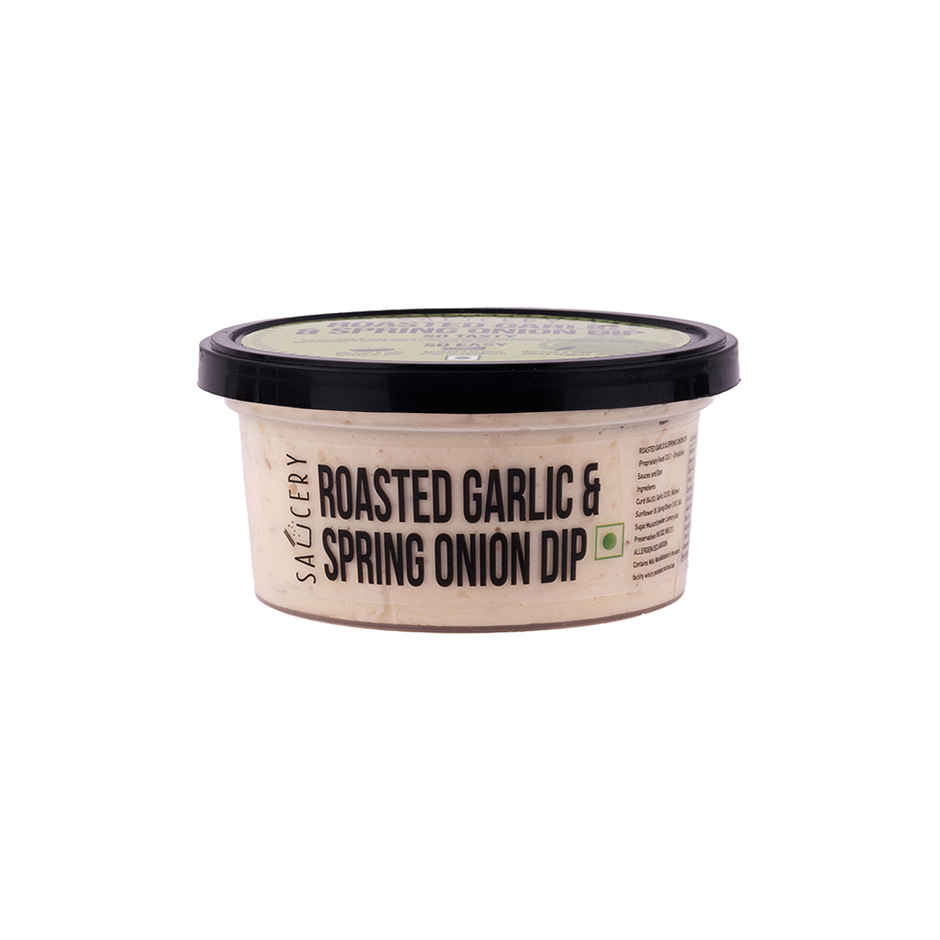 Saucery Roasted Garlic & Spring Onion Dip | Garlic Onion Dip
