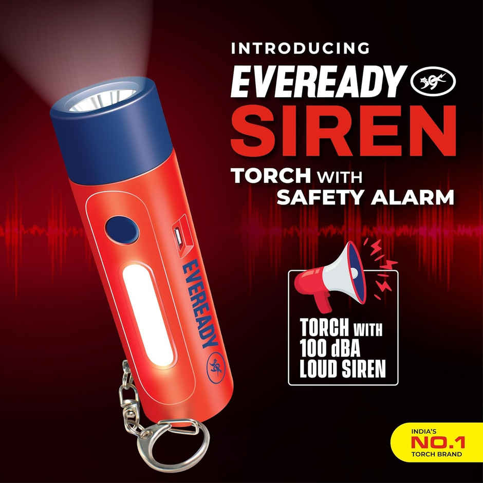 Eveready SIREN DL102 Rechargeable Torch 1W