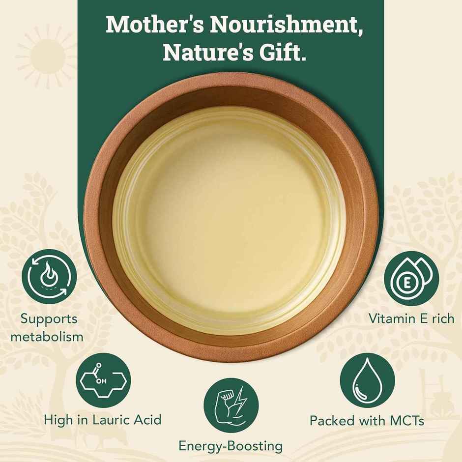 Anveshan Coconut Wood Cold Pressed Oil (Nariyal Oil)