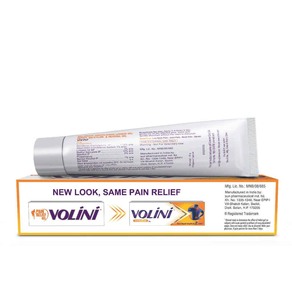 Volini Pain Relief Gel