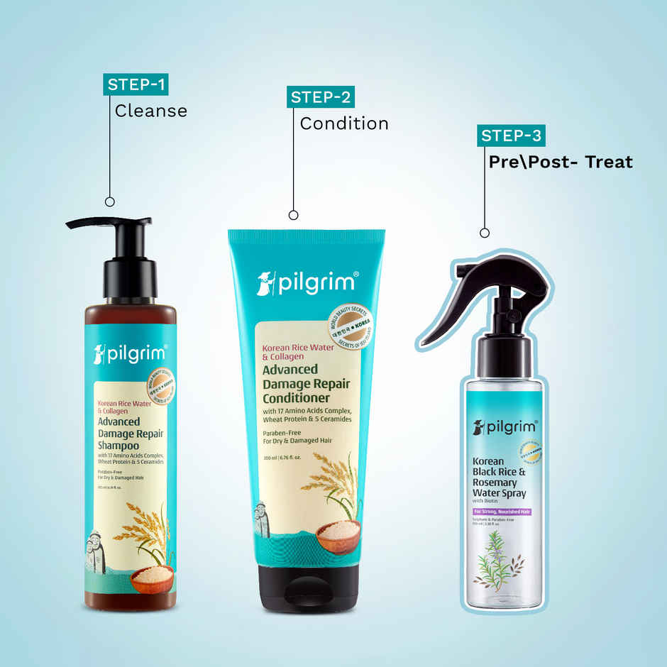 Pilgrim Spanish Rosemary Water With Biotin for Thicker Stronger Hair