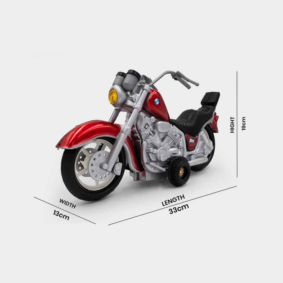Toybharat Model Bike | Friction Power Toys | Birthday Gift for Kids - Multicolour | Assorted