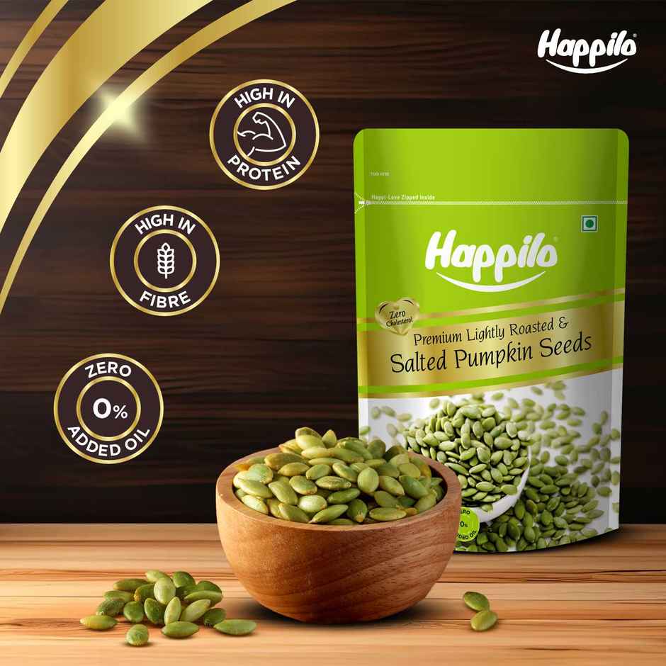 Happilo Roasted&Salted Pumpkin Seeds|Dry Fruits