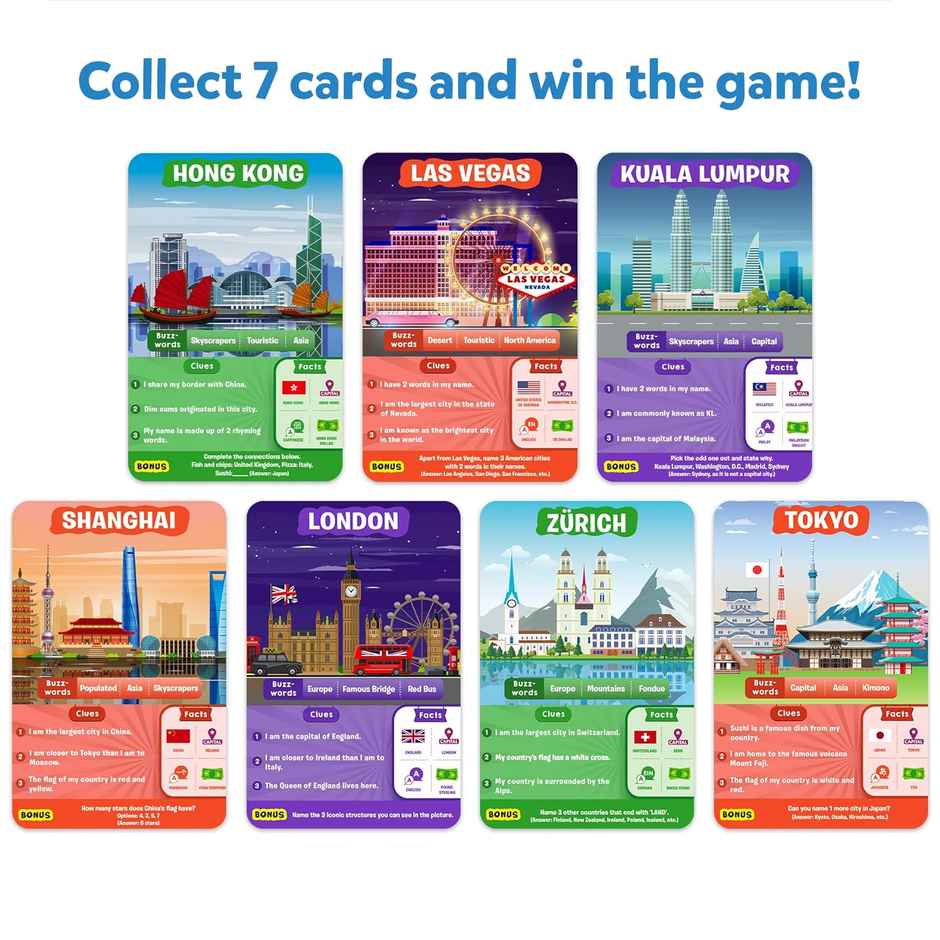 Skillmatics Card Game - Guess In 10 Cities Around The World