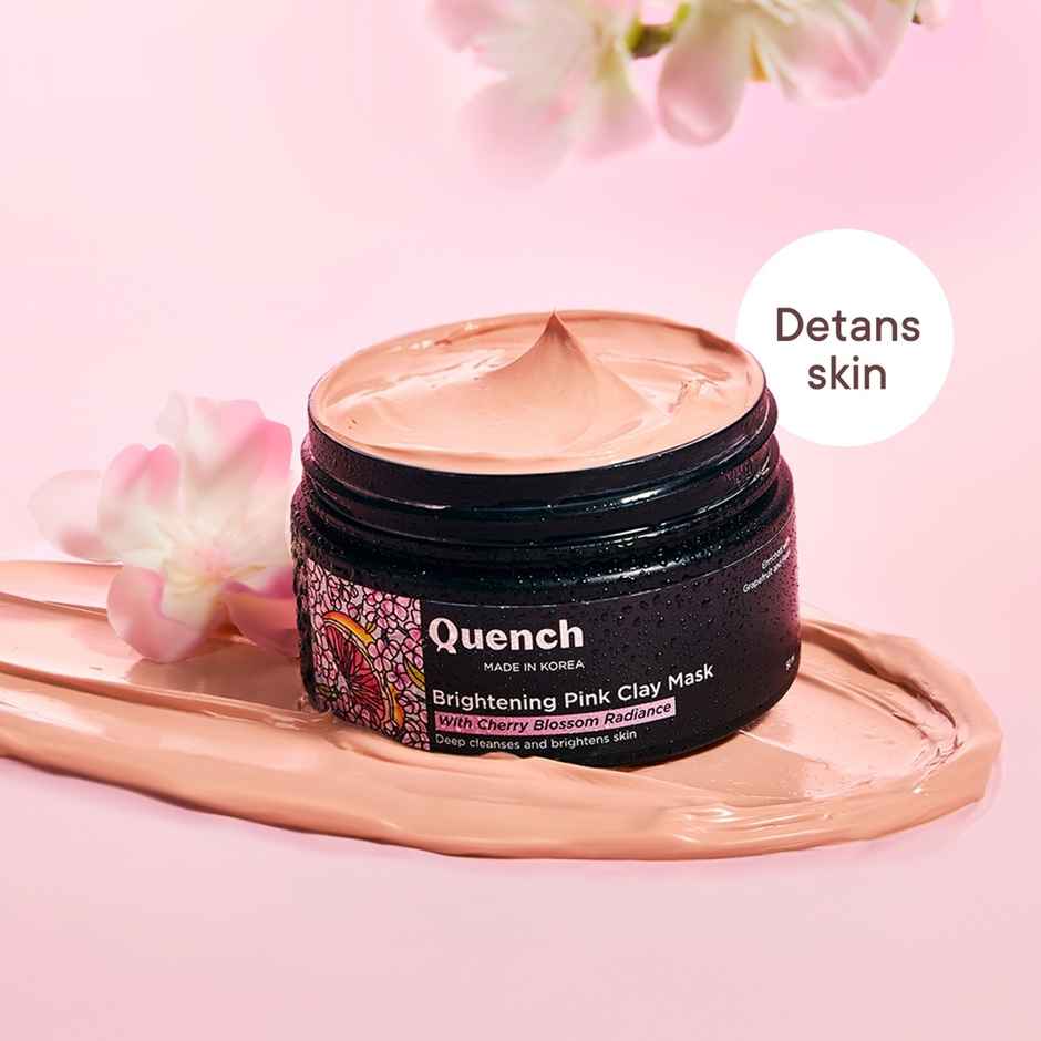 Quench Mon Cherry Brightening Pink Clay Mask