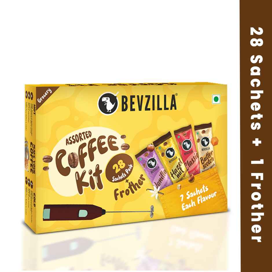 Bevzilla Cafe Coffee kit with Frother