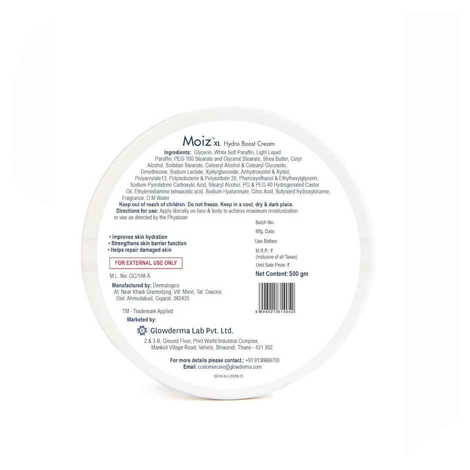 Moiz XL Hydro Boost Cream 500g