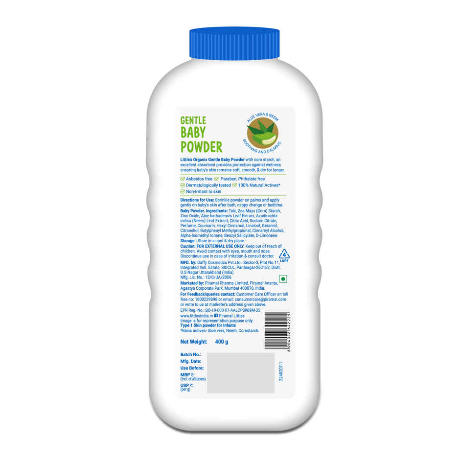 Little's Gentle Baby Powder Aloevera & Neem