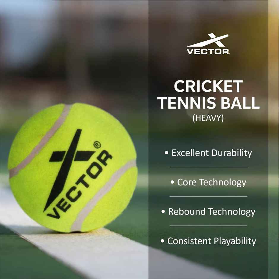 Vector X Cricket Tennis Ball Size - Standard Light (Pack Of 3)