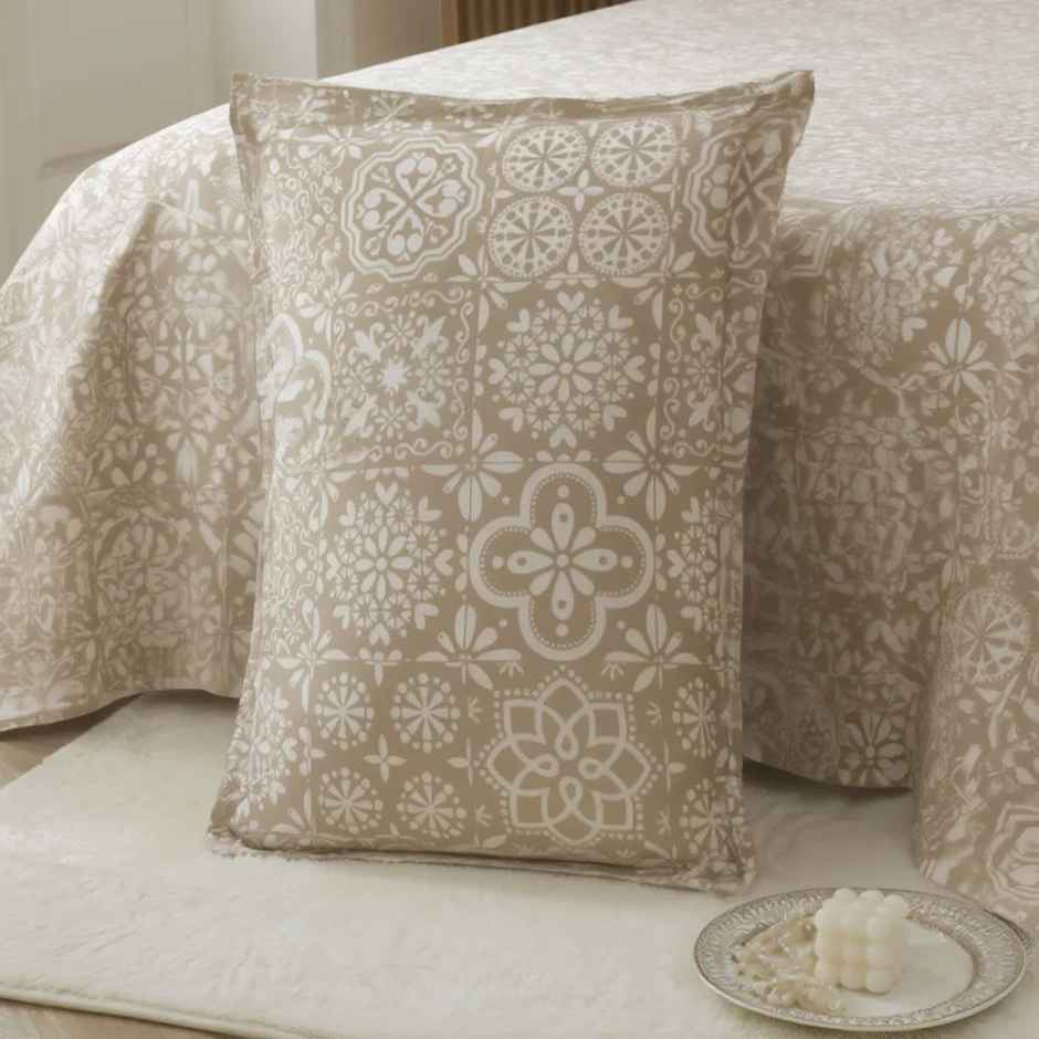 Status Crown Superfine Microfiber Single Bedsheet | Tuscan Taupe | 150 x 220 cm