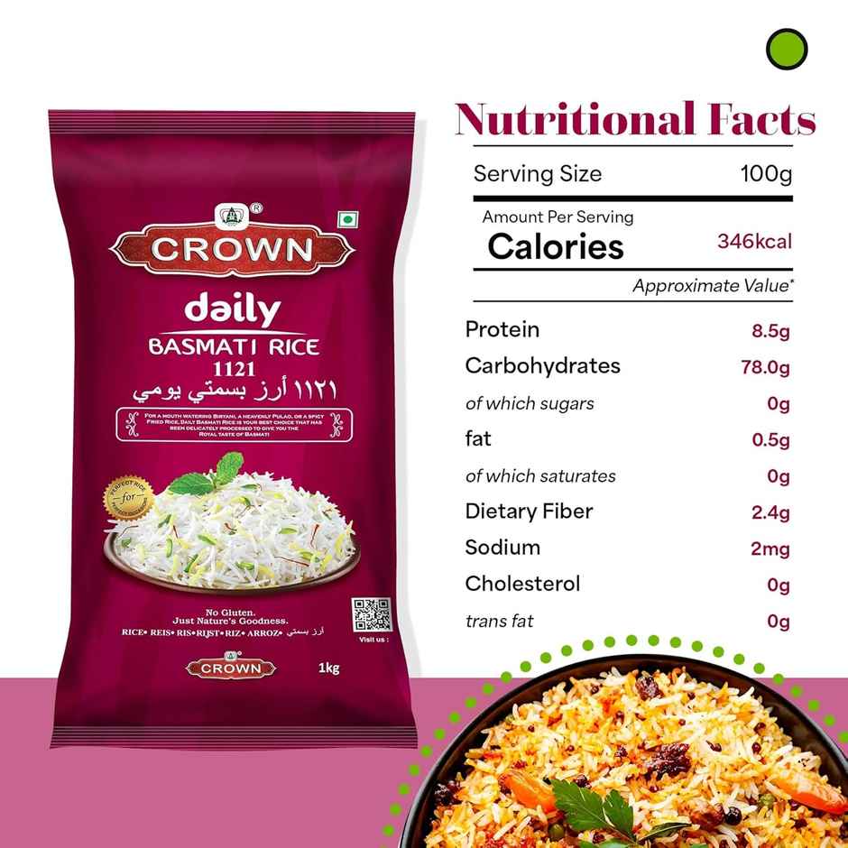 Crown Daily Premium Broken Basmati Rice