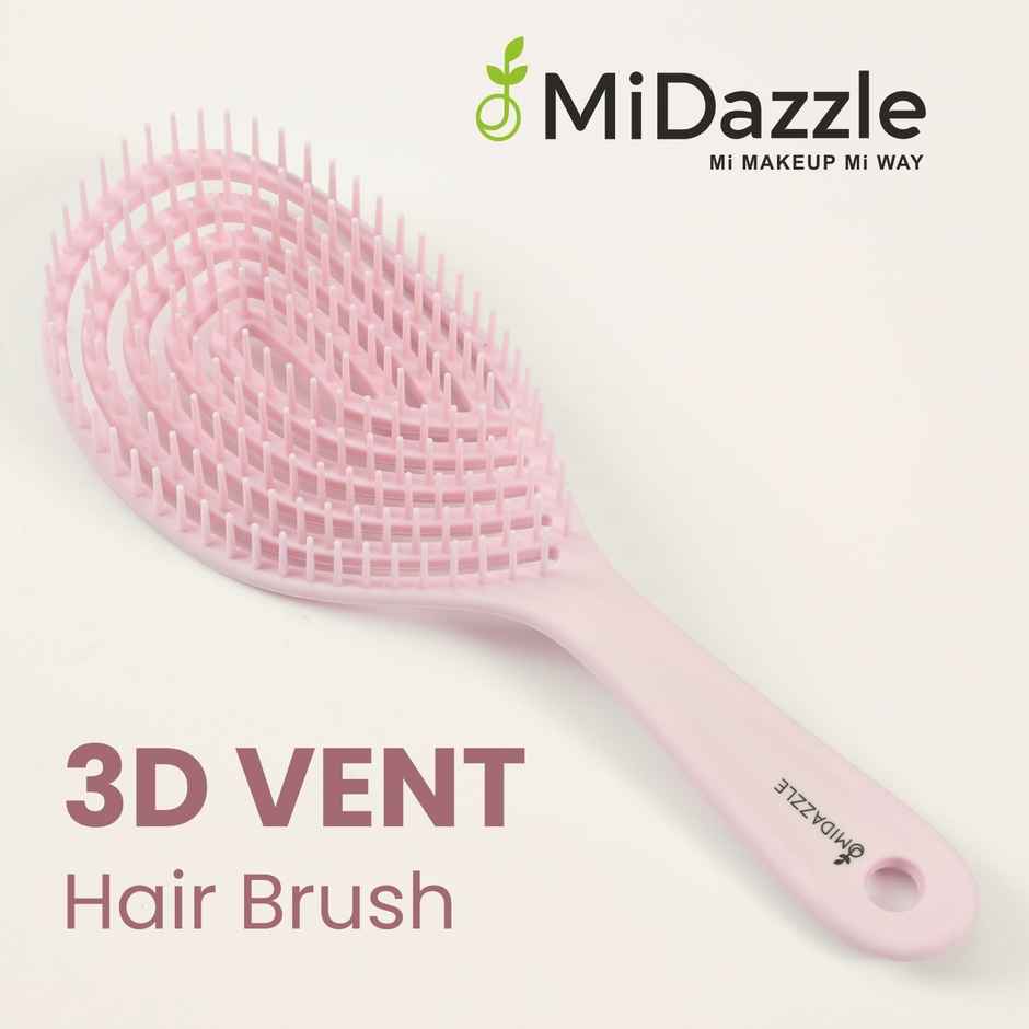 Midazzle Premium Gradient Pink 3D Hair Brush | MIHB0014