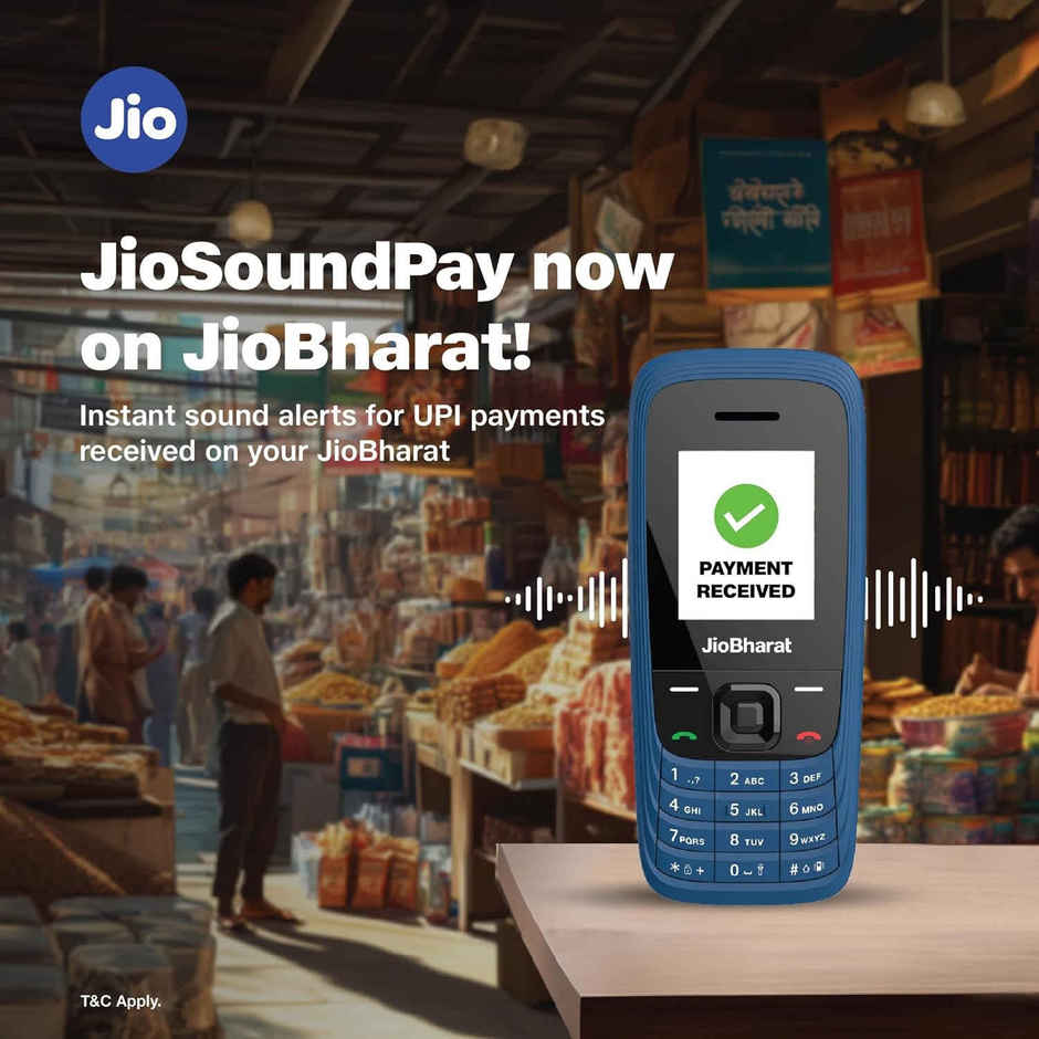 Jio Bharat V4 4G Blue