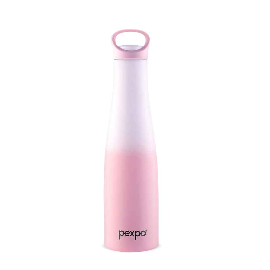 Pexpo Stainless Steel Morocco Hot & Cold Insulated Water Bottle | Pink & Purple | 620 ml