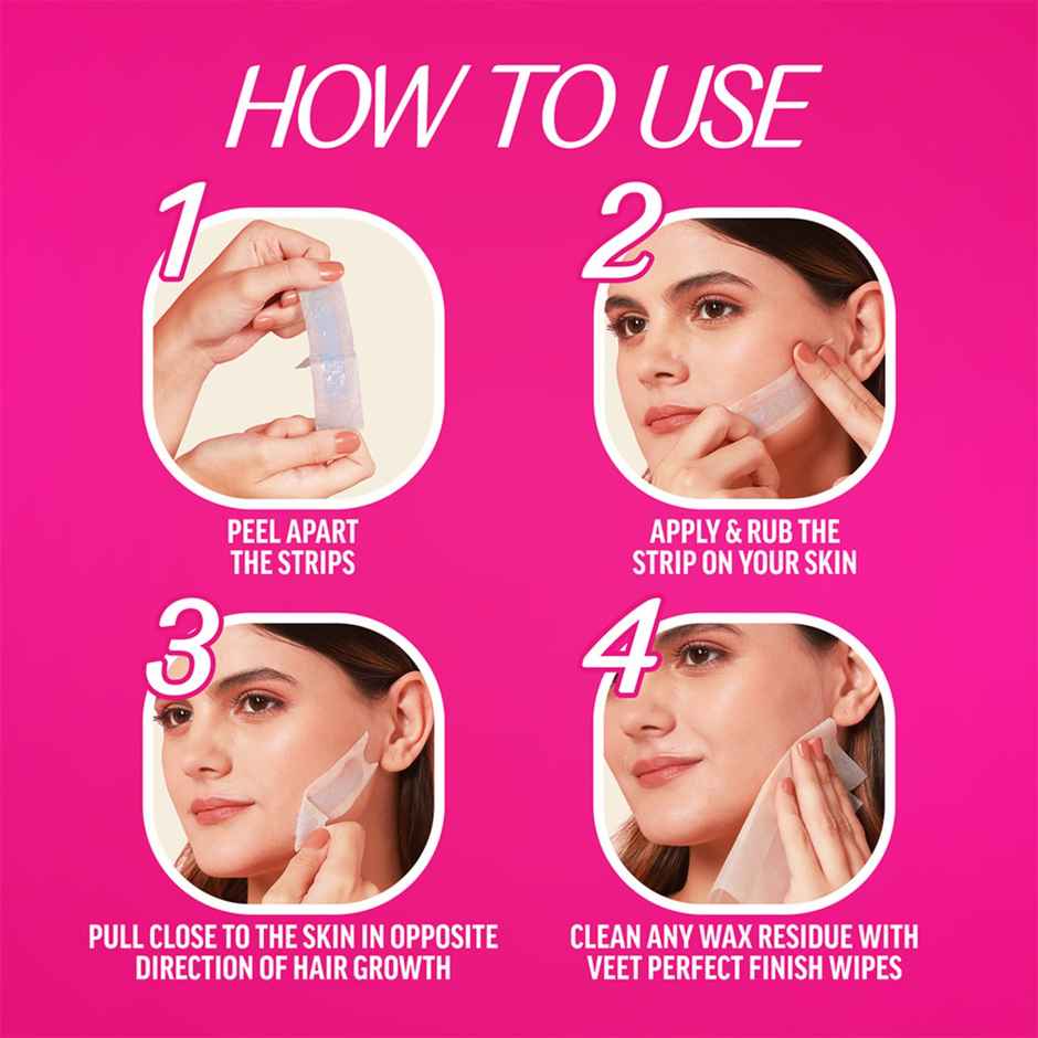 Veet Professional Face Wax Strips