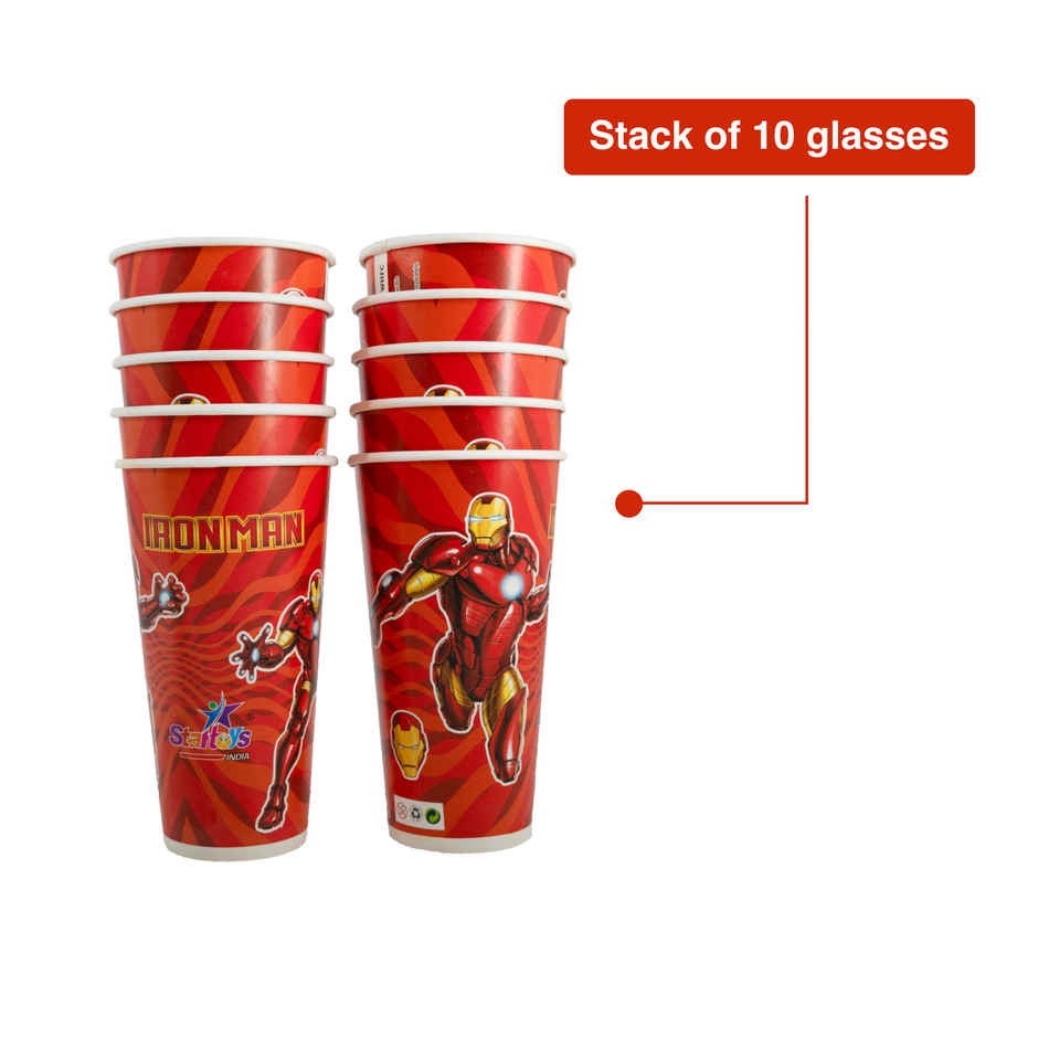 Picfest Iron Man Holi Magic Glass