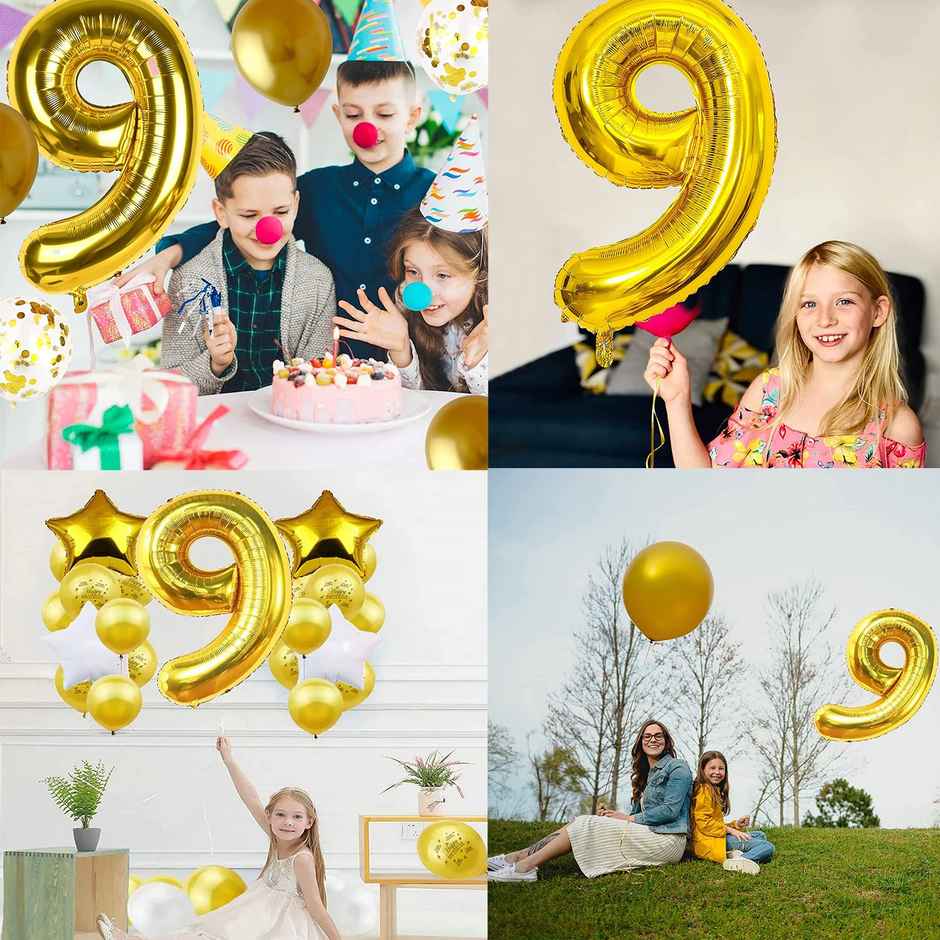 Foil Balloon Number 9 | Let's Vybe